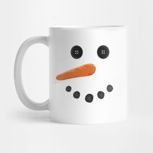 1980s Kawaii Happy Holiday Matching Family Christmas Snowman Mug